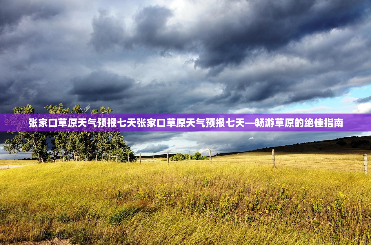 张家口草原天气预报七天张家口草原天气预报七天—畅游草原的绝佳指南