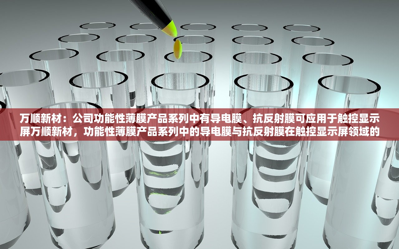 万顺新材：公司功能性薄膜产品系列中有导电膜、抗反射膜可应用于触控显示屏万顺新材，功能性薄膜产品系列中的导电膜与抗反射膜在触控显示屏领域的应用