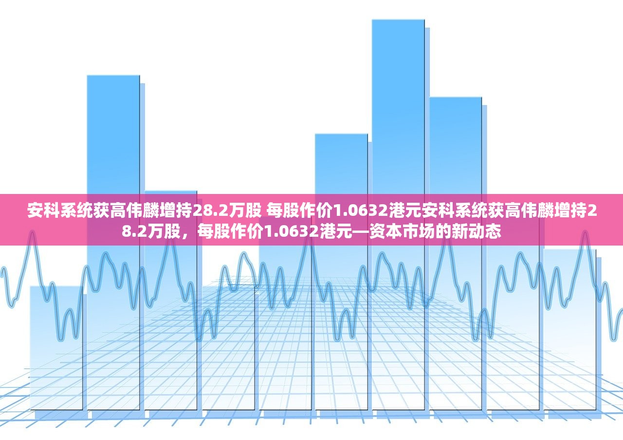 安科系统获高伟麟增持28.2万股 每股作价1.0632港元安科系统获高伟麟增持28.2万股，每股作价1.0632港元—资本市场的新动态