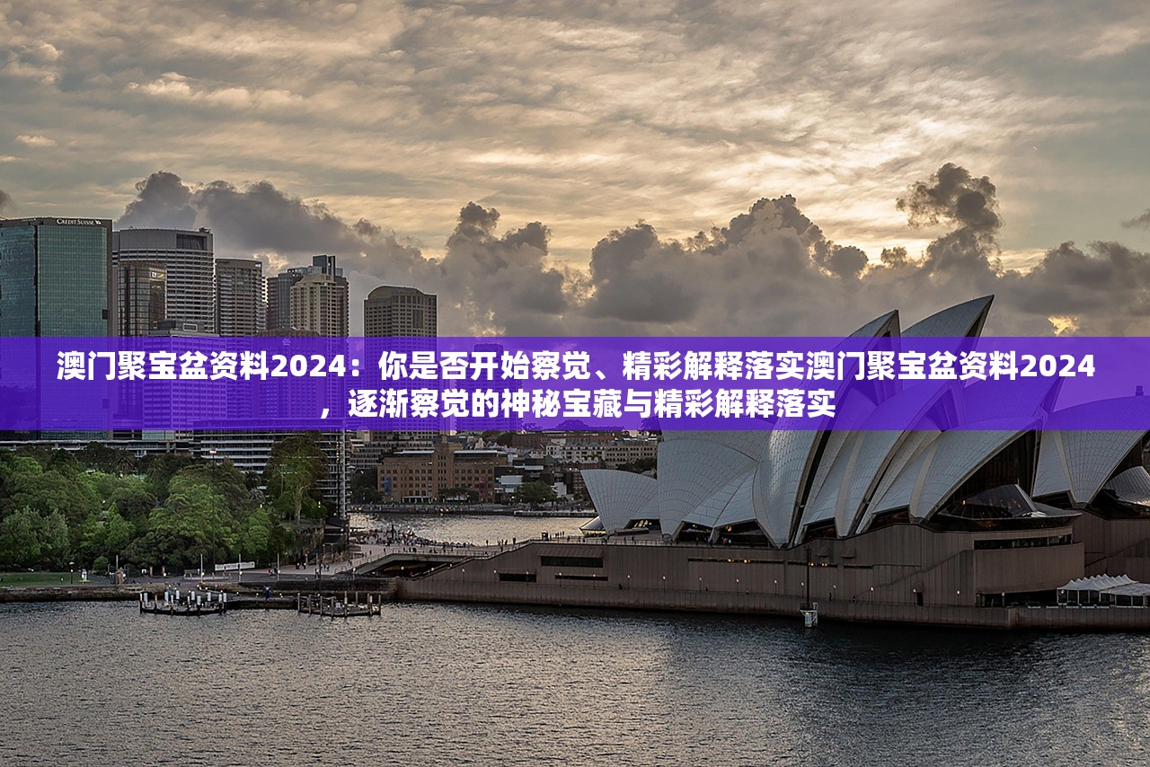 澳门聚宝盆资料2024：你是否开始察觉、精彩解释落实澳门聚宝盆资料2024，逐渐察觉的神秘宝藏与精彩解释落实