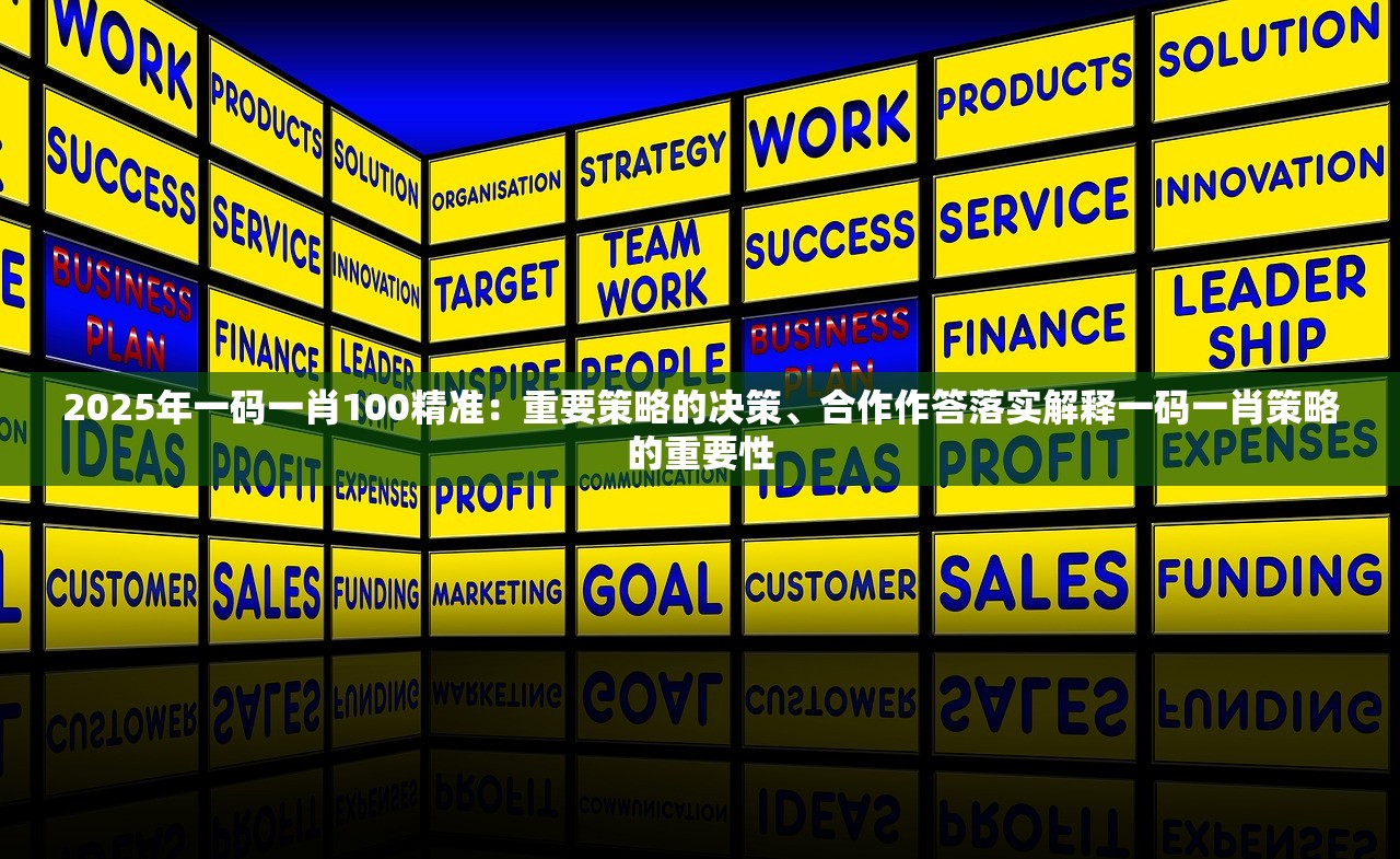 2025年一码一肖100精准：重要策略的决策、合作作答落实解释一码一肖策略的重要性