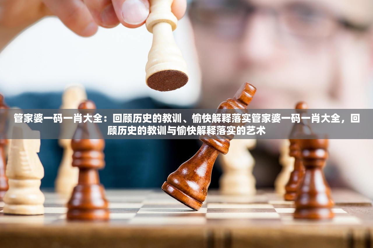 管家婆一码一肖大全：回顾历史的教训、愉快解释落实管家婆一码一肖大全，回顾历史的教训与愉快解释落实的艺术