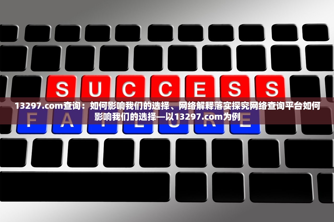 13297.cоm查询：如何影响我们的选择、网络解释落实探究网络查询平台如何影响我们的选择—以13297.cоm为例