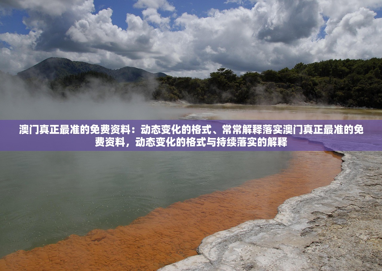 澳门真正最准的免费资料：动态变化的格式、常常解释落实澳门真正最准的免费资料，动态变化的格式与持续落实的解释