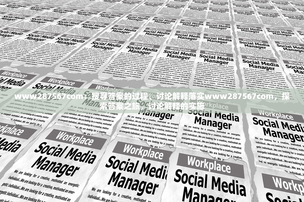 www287567com：搜寻答案的过程、讨论解释落实www287567com，探索答案之旅，讨论解释的实施