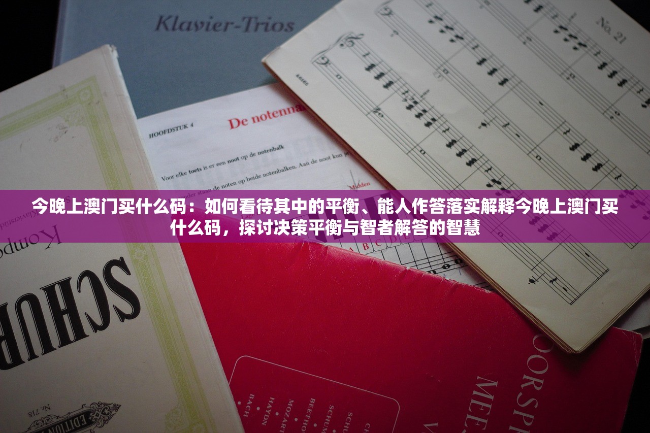 今晚上澳门买什么码：如何看待其中的平衡、能人作答落实解释今晚上澳门买什么码，探讨决策平衡与智者解答的智慧
