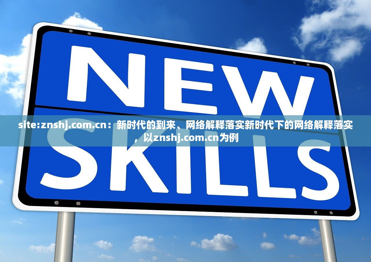 site:znshj.com.cn：新时代的到来、网络解释落实新时代下的网络解释落实，以znshj.com.cn为例