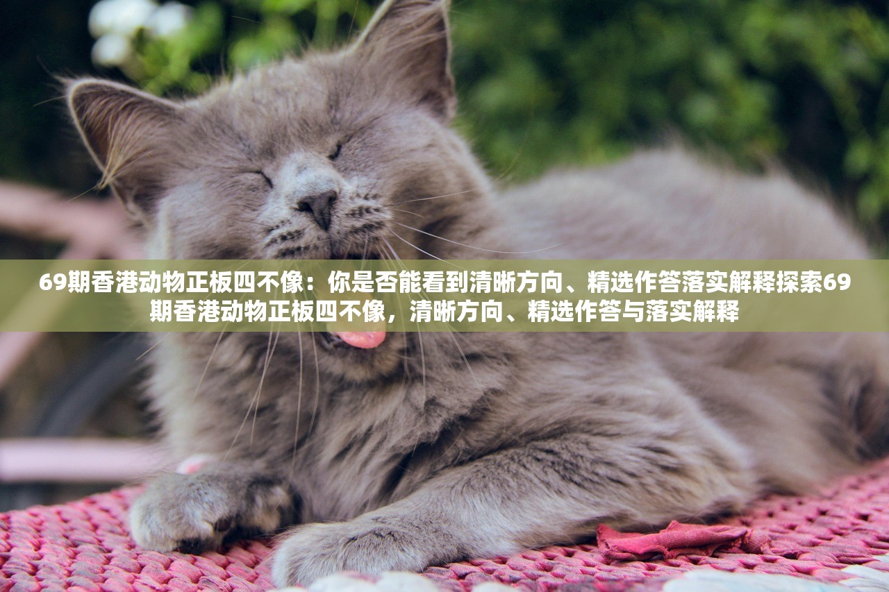 69期香港动物正板四不像：你是否能看到清晰方向、精选作答落实解释探索69期香港动物正板四不像，清晰方向、精选作答与落实解释