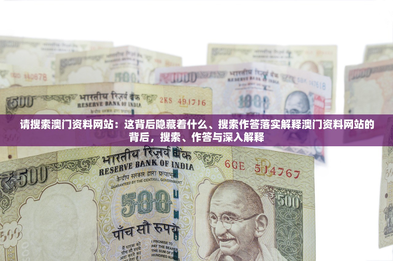 请搜索澳门资料网站：这背后隐藏着什么、搜索作答落实解释澳门资料网站的背后，搜索、作答与深入解释