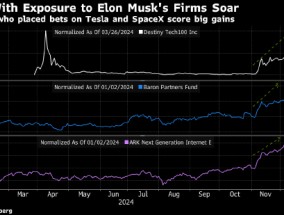搭上“马斯克交易”风口的投资者回报丰厚 有只基金甚至已暴涨500%
