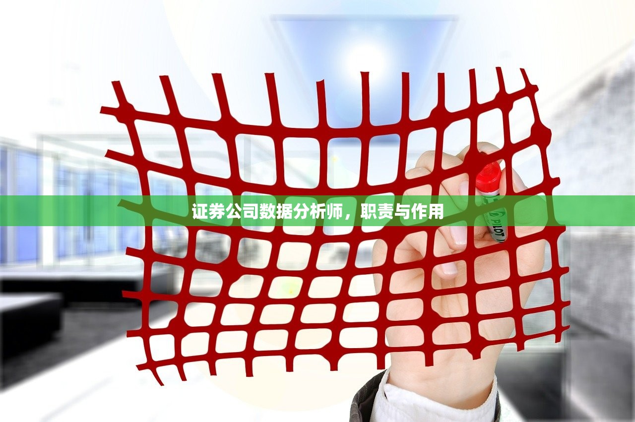 证券公司数据分析师，职责与作用