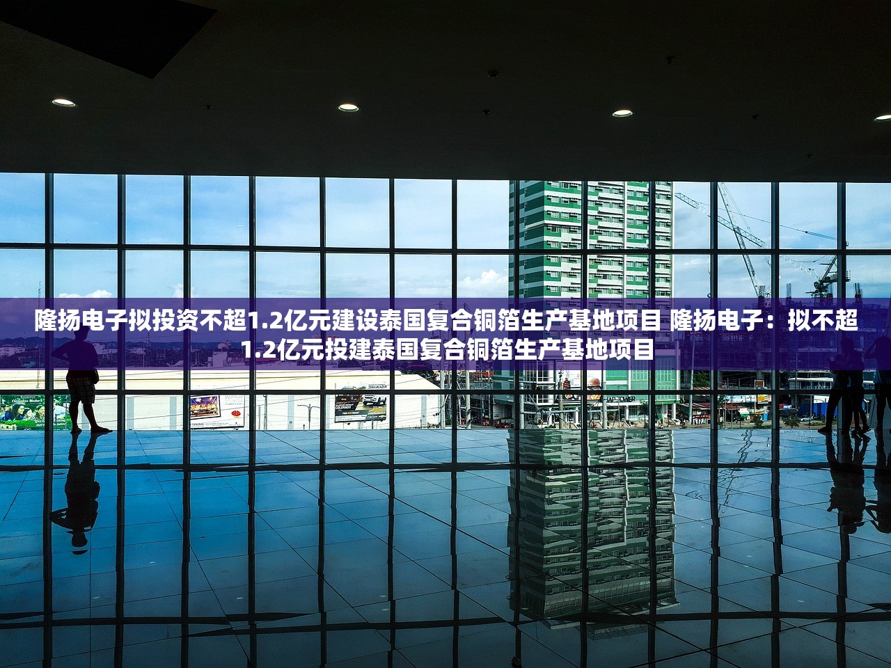 隆扬电子拟投资不超1.2亿元建设泰国复合铜箔生产基地项目 隆扬电子：拟不超1.2亿元投建泰国复合铜箔生产基地项目