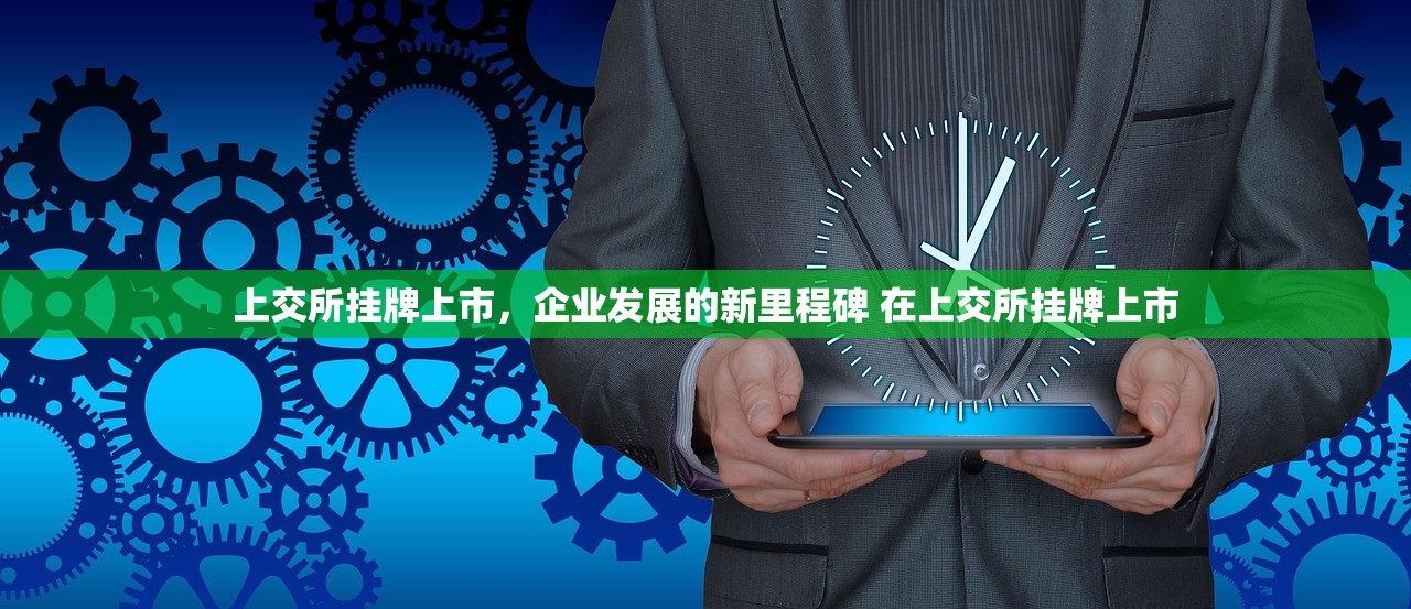 上交所挂牌上市，企业发展的新里程碑 在上交所挂牌上市