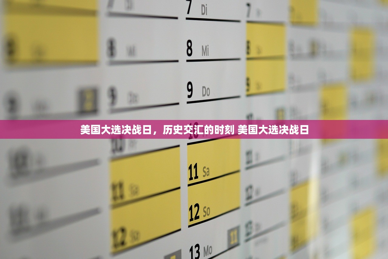 美国大选决战日，历史交汇的时刻 美国大选决战日