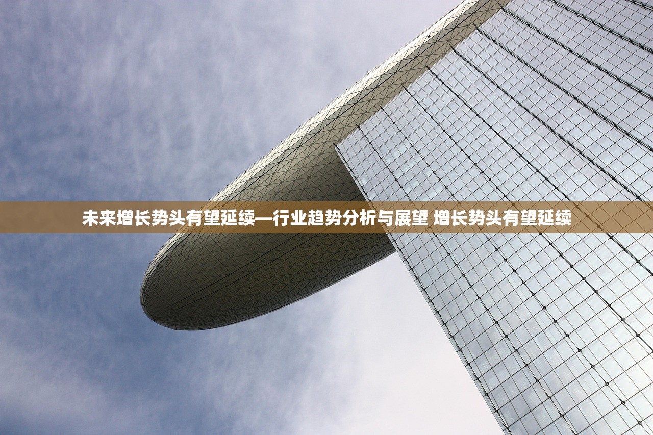 未来增长势头有望延续—行业趋势分析与展望 增长势头有望延续