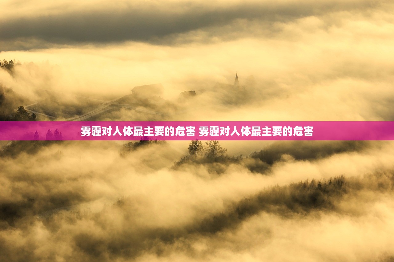 雾霾对人体最主要的危害 雾霾对人体最主要的危害