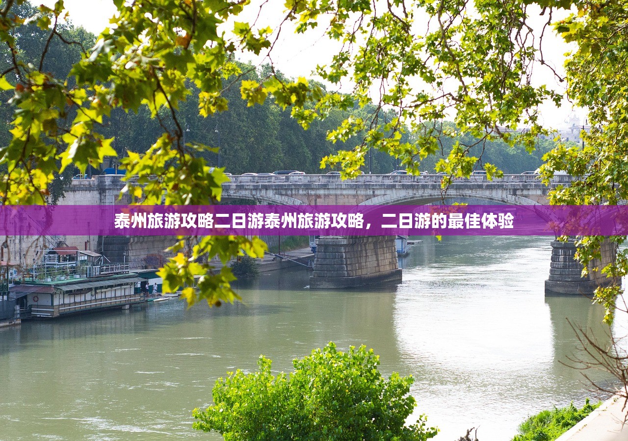 泰州旅游攻略二日游泰州旅游攻略，二日游的最佳体验