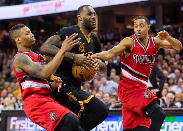 NBA骑士与开拓者的对决，一场精彩绝伦的篮球盛宴 nba骑士vs开拓者